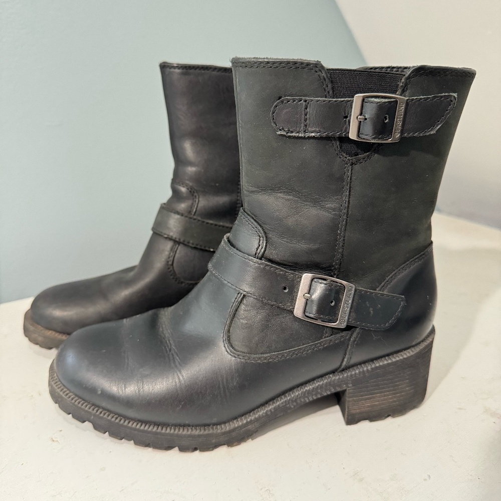 Eastland Belmont boot black leather women's 6